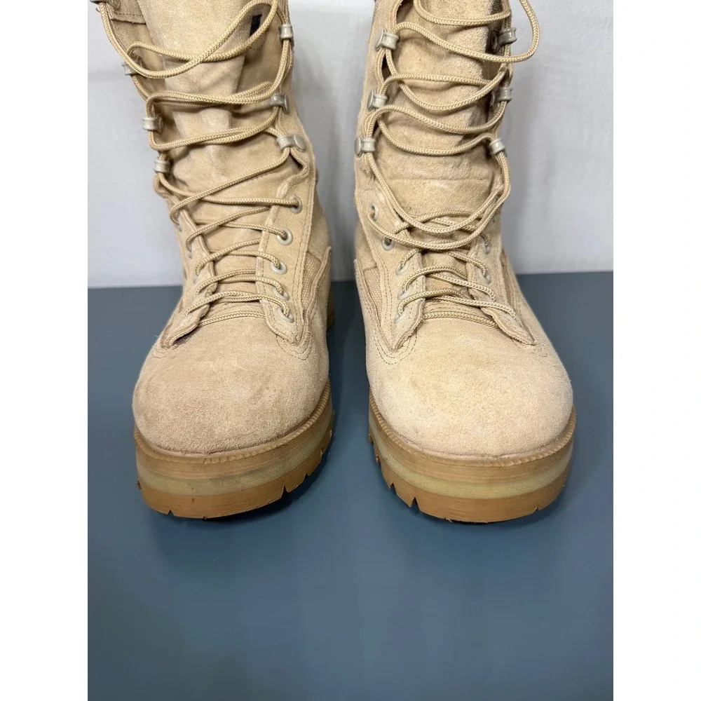 McRae Footwear Tan Suede Gore-Tex Military Combat Boots Men 6XW 8430-01-516-1597